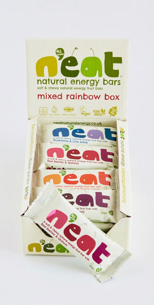
                  
                    N'eat Mixed Rainbow Box of Natural Energy Bars (16x45g)
                  
                