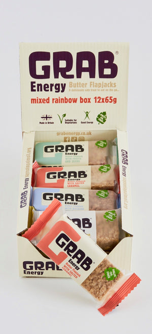 
                  
                    Grab Mixed Rainbow Box of Butter Flapjacks (12x65g)
                  
                